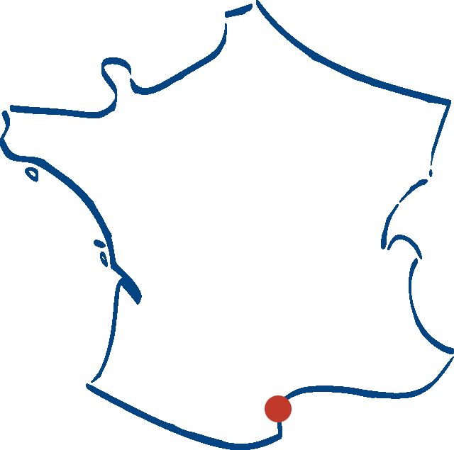 Carte france beziers